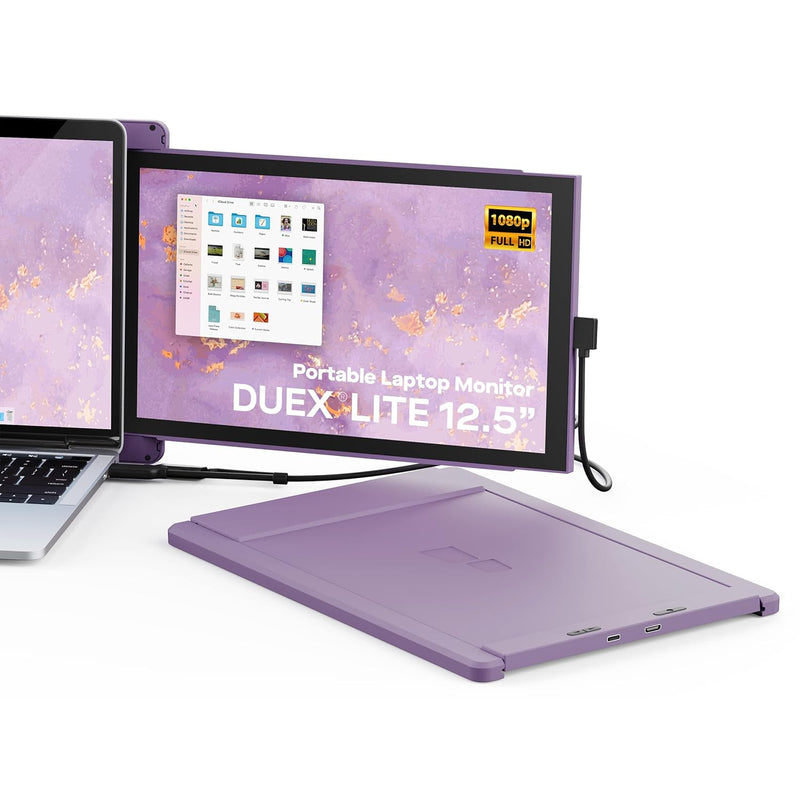 New Mobile Pixels Lite Portable Monitor For Laptops(2023 Upgraded), 12.5" Full