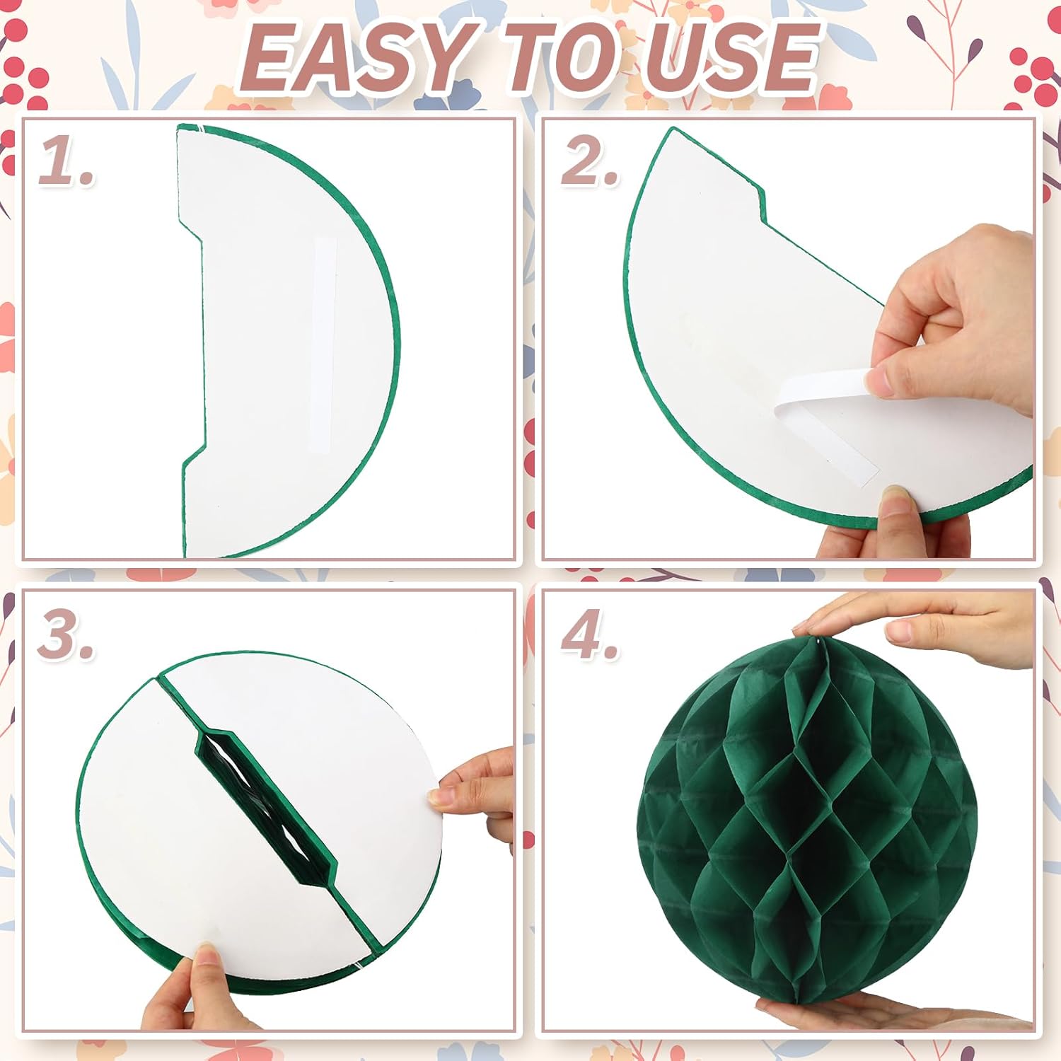 12 Pcs 8" Boho Honeycomb Balls Decoration Hanging Tissue Paper Pom Poms For Halloween Fall Thanksgiving Christmas Party Supplies Birthday Wedding Classroom Home Decor