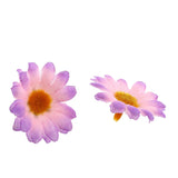 Silk Daisy Flower Head 100Pcs 1.5Inch Purple Artificial Gerbera Fake Flowers Heads For Wedding Party,Home Decoration And Diy Craft