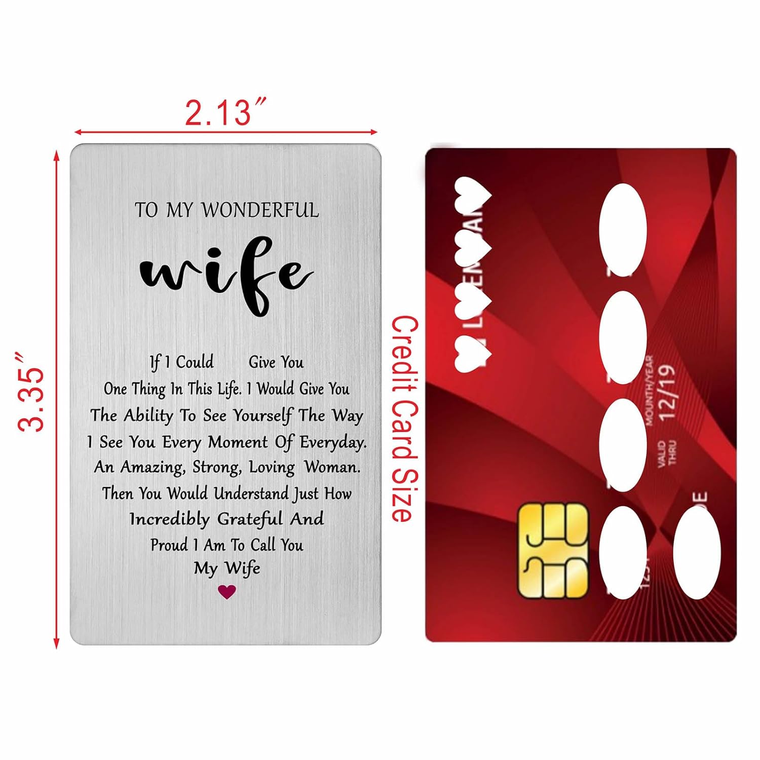 Valentines Day Card For Wife - Romantic Wife Birthday Wedding Anniversary Mother'S Day Easter Gifts From Husband