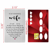 Valentines Day Card For Wife - Romantic Wife Birthday Wedding Anniversary Mother'S Day Easter Gifts From Husband
