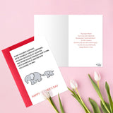 Mothers Day Card?Mothers Day Gifts Card For Mom From Daughter Son?Heartfelt Elephant-Themed Mother'S Day Gifts Cards With Adventure Together Design
