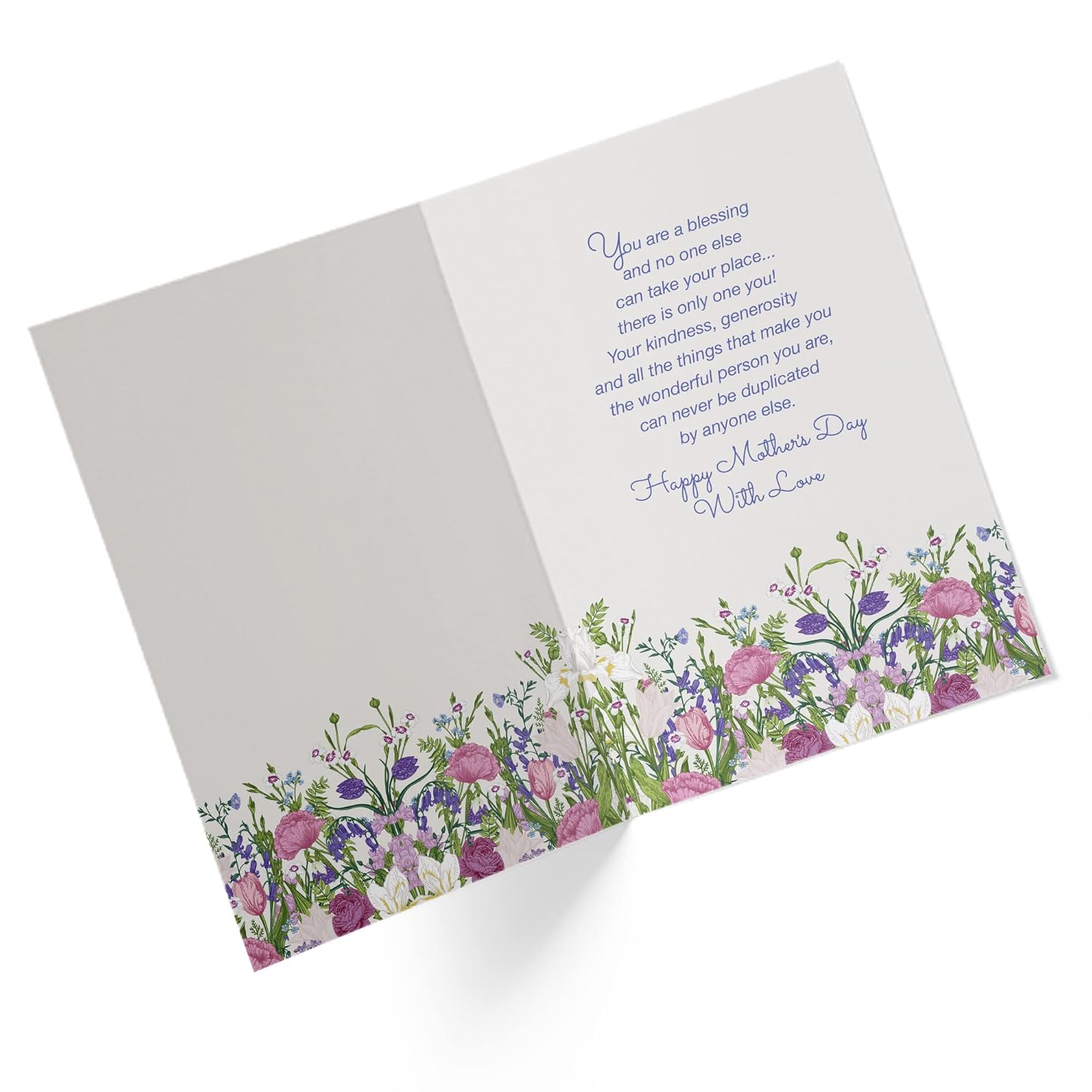 Mother'S Day Cards For Grandmother With Envelope - Wild Flowers | 5"X7.5" | Single Card