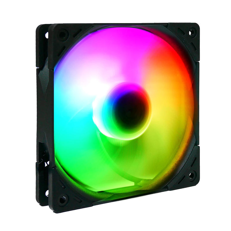 Kaze Flex 120Mm Argb Fan, Quiet Case Fan For Gaming Pc, Pwm 300-1800 Rpm, No C