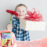 Dinosaur Valentines Day Cards For Him, Funny Dinosaur Valentines Day Gifts With Envelope For Kids Boys Husband Boyfriend