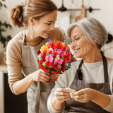 Pop Up Rose Flower Bouquet Card Get Well Soon Cards 3D Pop Up Birthday Card Thinking Of You Greeting Card For Christmas Congratulations Gifts Includes Envelop