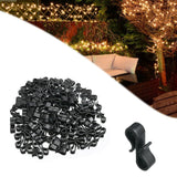 100 Pcs Christmas Light Clips - Gutter Clips For Hanging Outdoor Lights, Weatherproof String Light Hangers, Mini Hooks For Outside String Lights & Holiday Decoration