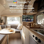 40" Smart RV TV, 12-24V, 1080p, WiFi, Bluetooth, Google Assistant, AC/DC