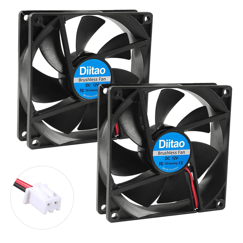 9225 12V Computer Fan 92 X 92 X 25Mm Brushless Dc Cooling Fan Big Airflow Fan