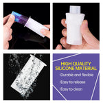 2Pcs Pocket Lighter Case Epoxy Resin Silicone Mold & Glitter Pack, Work For Standard Size Bic J6 Lighter Protective Cover Sleeve Pouch Wrap Holder Diy Art Craft (Classic/Full/Maxi/Regular/J6)