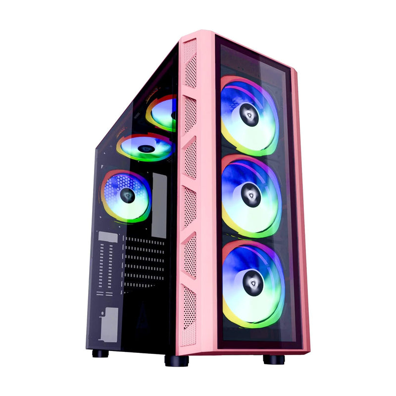 Gd-Pro-Pk Guardian Pro Mid Tower Gaming Case With 2 X Tempered Glass Panel, 2