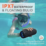 Portable Bluetooth Speaker, 25W, IPX7 Waterproof, 16H Playtime, TWS, Black