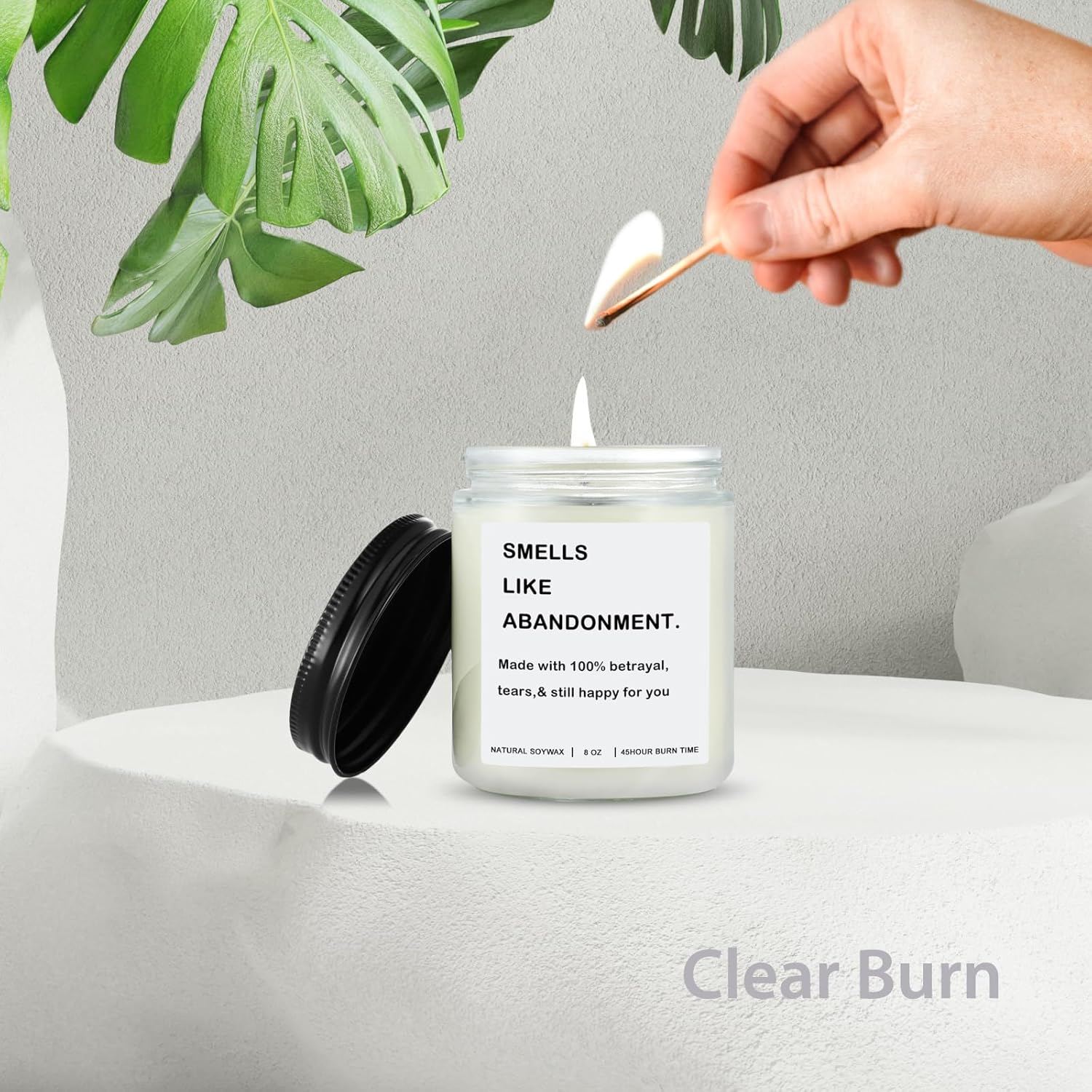 Scented Jar Candle, Coworker Leaving Gifts For Women/Men, Goodbye/Going Away/Farewell/Moving Away Gifts For Friends, Leaving Job, 8Oz