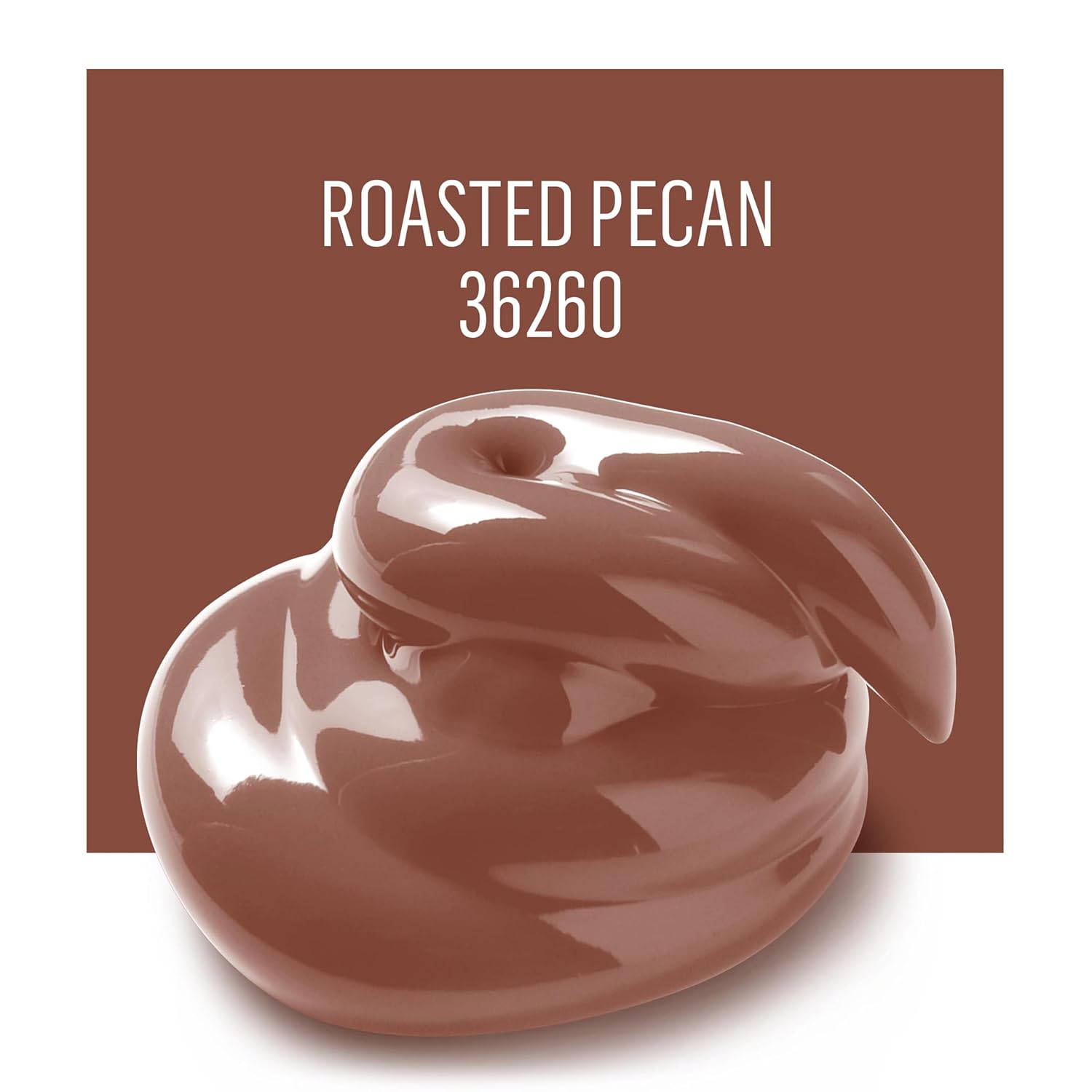 FolkArt Acrylic Craft Paint, Roasted Pecan 2 fl oz Premium Matte Finish Paint, Perfect For Easy To Apply DIY Arts And Crafts, 36260