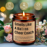 Candle, Cool Cheer Coach Gifts For Women, Funny Appreciation Cheerleading Gifts For Cheerleader Coaches, Senior School Cheer Team Essentials, Competition/End Of Season Cheerleading Stuff
