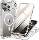 iPhone 16 Pro Case, Full-Body, Glass Protector, MagSafe, Drop Proof, 6.3"