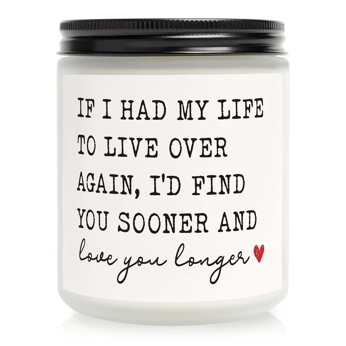 Valentines Day Gifts For Her Him, Romantic Gift For Girlfriend - Vanilla Scented Candle, Anniversary Wedding Presents, Birthday Gift For Girlfriend Boyfriend, Valentines Gifts For Wife Husband Couples