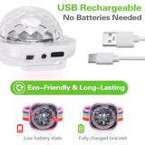 Led Party Favor Bands?12-Pack?- Sound-Activated Rechargeable Glow Light Up Accessories With 5 Flash Modes For Event Bags, Holiday Gifts, Party Supplies, And Celebration Giveaways