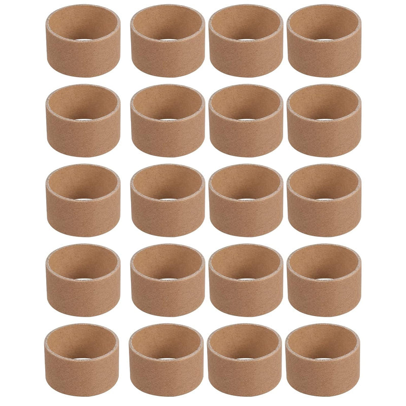 20Pcs Cardboard Tube Crafts Round Cardboard Tubes, Brown Cardboard Tubes For C