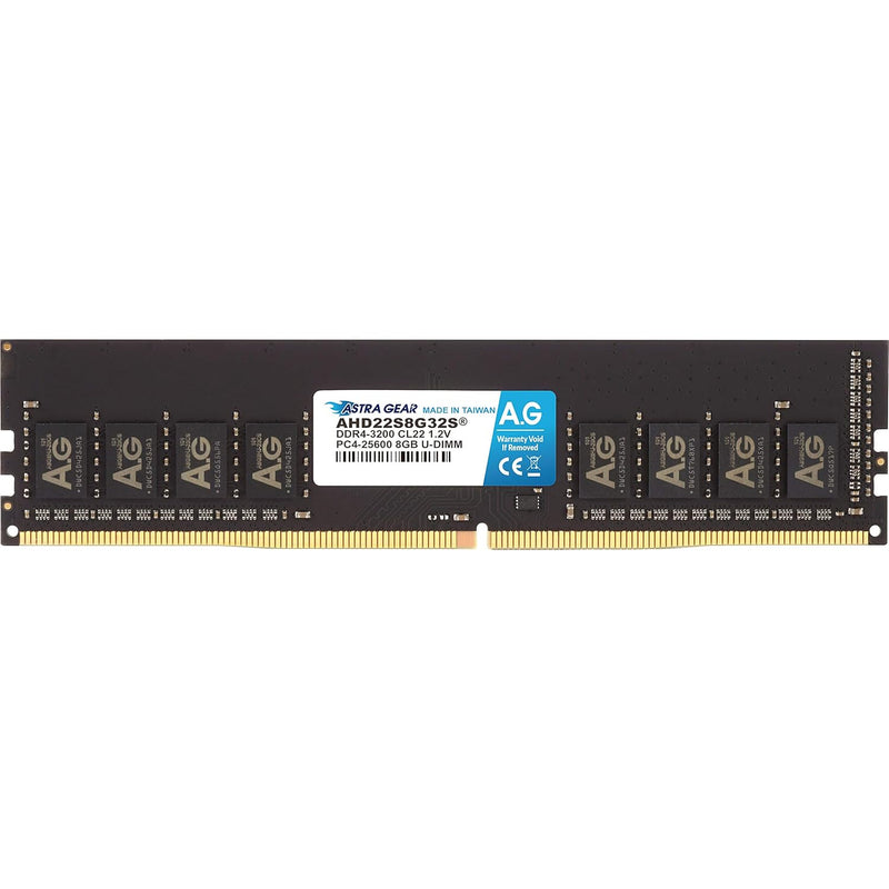 Astra-Gear 8Gb(1X8Gb) 3200Mhz Ddr4 Unbuffered Non-Ecc U-Dimm Upgrade For Deskt