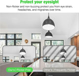 60W Equivalent LED Ceiling Fan Light Bulbs 10 Pack E12 Candelabra Small Base Daylight 5000K