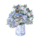 Greeting Card Pop Up, 11 Inch Life Sized Forever Flower Bouquet 3D Pop Up Birthday Gifts For Women Wife Mom Daughter Sister Aunt Grandmother, Anniversary Card, With Blank Notecard & Envelope