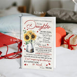 Happy Valentines Day Card For Daughter, Sweet Daughter Valentines Day Card From Mom, Funny Valentine’S Day Gifts For Her, I Love You So Much Cards
