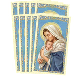 Mary, My Spiritual Mother Holy Prayer Cards, Religious Mother'S Ideas For Catholic Women, Pack Of 10, 4.125 Inches