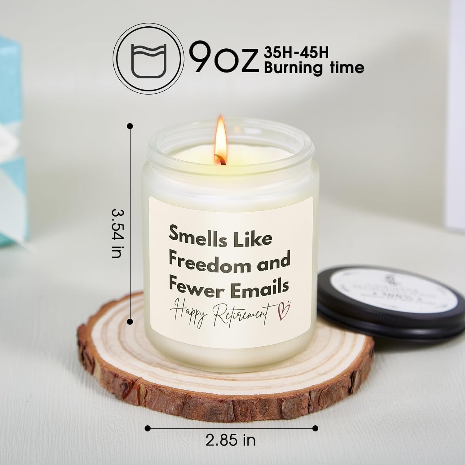 Retirement Gift For Woman Men, Happy Retirement Gifts For Women 2025, Handmade Lavender Scented Soy Wax Candle, Funny Retired Gifts For Coworkers, Nurses, Teachers, Friends
