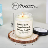 Retirement Gift For Woman Men, Happy Retirement Gifts For Women 2025, Handmade Lavender Scented Soy Wax Candle, Funny Retired Gifts For Coworkers, Nurses, Teachers, Friends