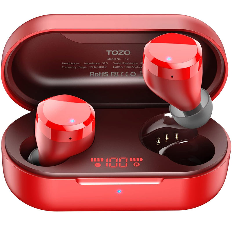 T12 Wireless Earbuds Bluetooth Headphones Premium Fidelity Sound Quality Wirel