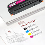 414X Toner, High Yield 4-Pack for Color LaserJet Pro M479/M454 Printers