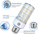 40W LED Corn Light Bulbs 2 Pack 5000K Daylight 5000 Lumens 300W Equivalent E26 E27 Base