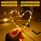 Timer Led String Lights,1 Pack Mini Battery Powered Silver Wire Starry Fairy Light,Battery Operated Micro Lights For Bed