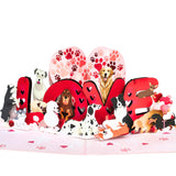 - Pop Up Valentines Card, 3D Dogs Popup Valentines Day Card For Wife, Husband, Him, Her, Girlfriend, Boyfriend, Adults Kids | 6X8 In Dog Valentine Pop Up Cards With Envelope