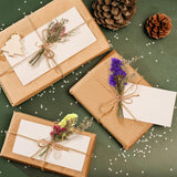 30 Pcs Mini Don'T Forget Me Flower Bouquets Purple Natural Dried Flowers Bouquet Dry Flower&Leaves Lavender Dried Embossing Flower Bundles Plant Stem Bunch For Diy Craft,Photo Props,Wedding Decoration