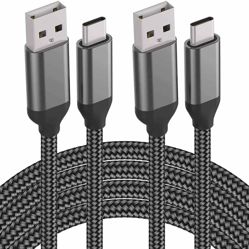 Usb C Cable 15Ft 2Pack, Extra Long Usb-A To Usb-C Cable Braided Fast Charger C