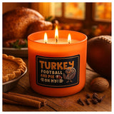 Colonial Candle Thanksgiving Scented Candle, Turkey-Football-Pie, Festive Scent, 14 oz - Made in The USA