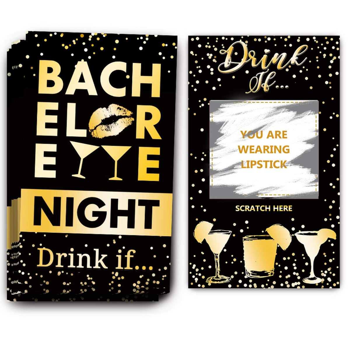 Bachelorette Party Drinking Games Drink If Games Scratch Off Cards Perfect For Night Out Activity,Bridal Showers,Bridal Parties,Wedding Showers,Engagement And Birthday-40 Sheets