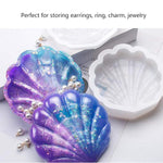 Silicone Resin Molds - Jewelry Storage Box Molds, Seashell Epoxy Molds For Resin Crafts Diy