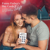Funny Fathers Day Card For Husband Boyfriend Fiance 4X6 Rude Naughty Romantic Interactive Happy Dilf Scratch Off Fathers Day Gift Greeting Card With Envelope From Wife Girlfriend Fiancee