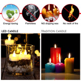 AGPTEK Timer Flickering Tea Lights,24 Pack Flickering LED Candles with Timer Battery-Operated Flameless Tealight Candles for Wedding Holiday Party Home Decoration-Warm White