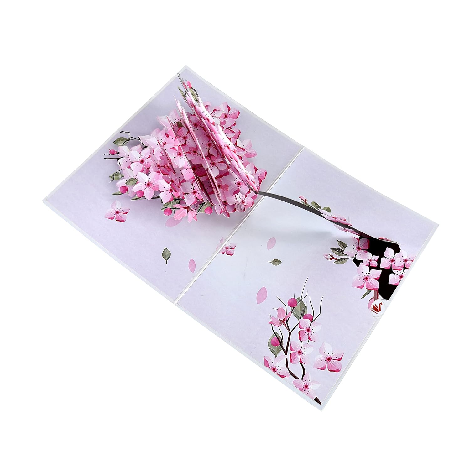 Cherry Blossom Pop-Up Birthday Card, Mothers Day Card, Get-Well Card, Anniversary Card, Valentines Day Card, All Occasions