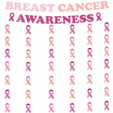Breast Cancer Awareness Decorations, Pink Ribbon Party Supplies with 2 Banner Garlands and 6 Streamer Curtains, Breast Cancer Awareness Month Decor for Charity Survivor Fundraising Event