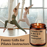 Candle, Pilates Instructor Gifts, Pilates Gifts For Women Men, Funny Exercise, Gym Workout, Birthday, Valentines Day, Appreciation, Thank You Idea For Reformer Fitness Teacher Lover Friend Mom