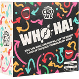 Party Crowd Who-Ha Party Game For Friends Fun, Quick Thinking Party Game For Teens Or Adults Games For Holidays,Drawing, Thinking, Speaking, Stocking Stuffer, Hilarious Funny For Camping Ages 14+