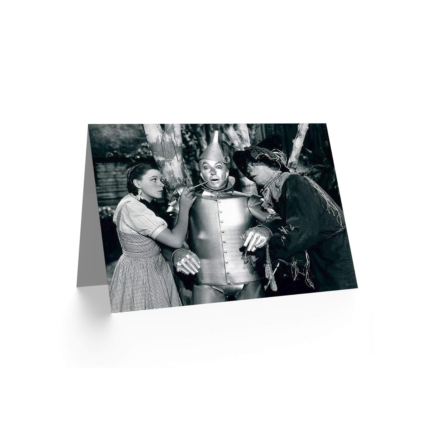 Greetings Card Birthday Gift Movie Film Still Wizard Oz Garland Bw