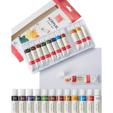 12Pc Acrylic Paint Tubes -12 Ml Of Vivid Colors For Students & Professionals
