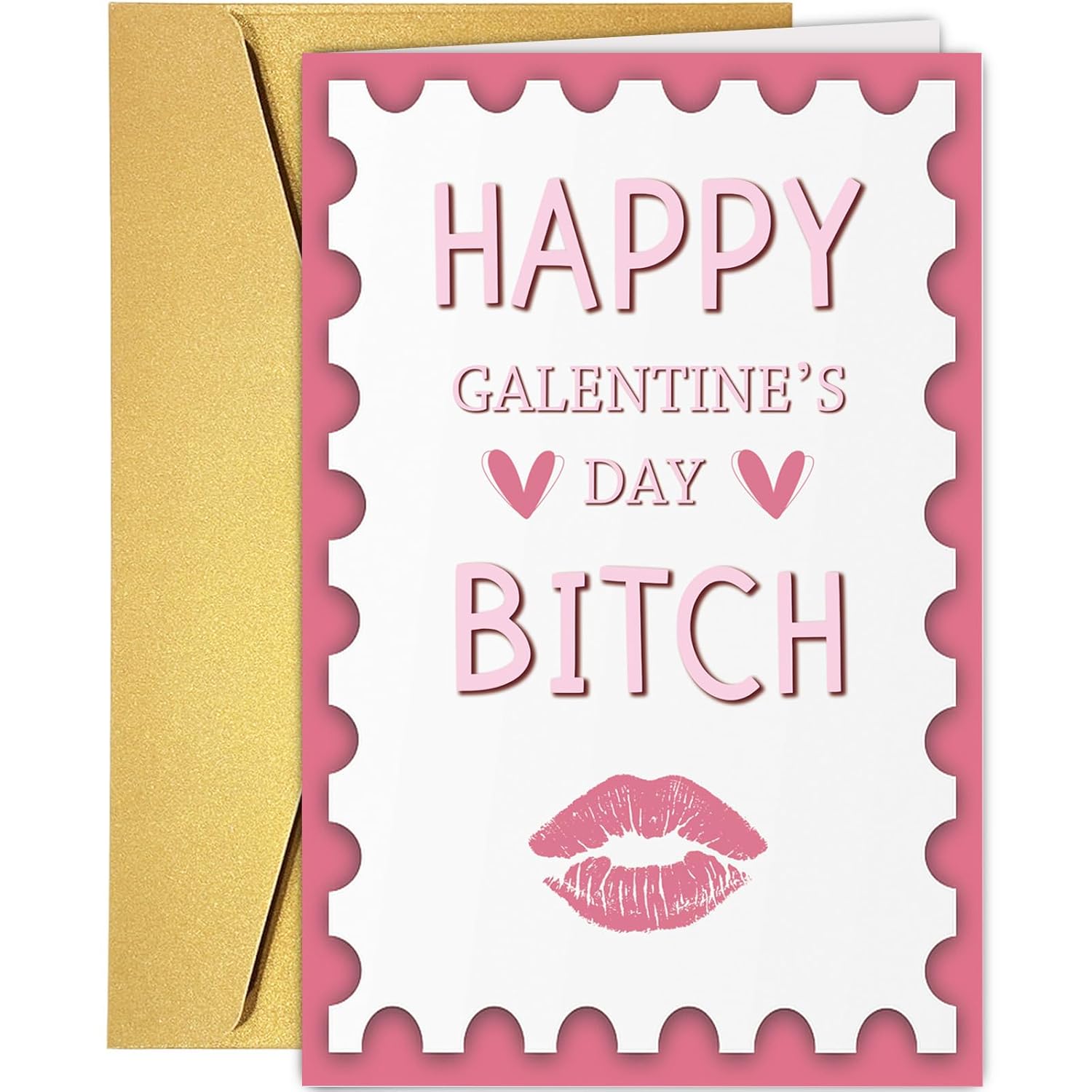 Funny Galentines Day Card For Best Friend, Happy Galentine'S Day Card For Bestie, Humorous Galentines Day Card Gift