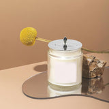 1Pcs Topper Scented Candles Cover Alloy Candle Toppers For Home Or Office Decoration, Beautiful And Retro, Silver